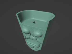 AquaTeen Frylock Anatomy 3D Baskı Modeli