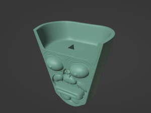 AquaTeen Frylock Anatomy 3D Print Model