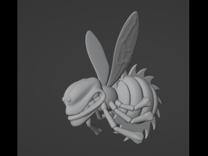 Buzz from Donkey Kong Country 3 3D 프린트 모델