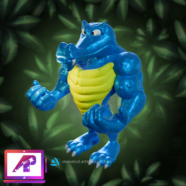 DKC3 Krumple Modèles 3D en vedette .c4d .max .obj .3ds .fbx .stl .blend 
