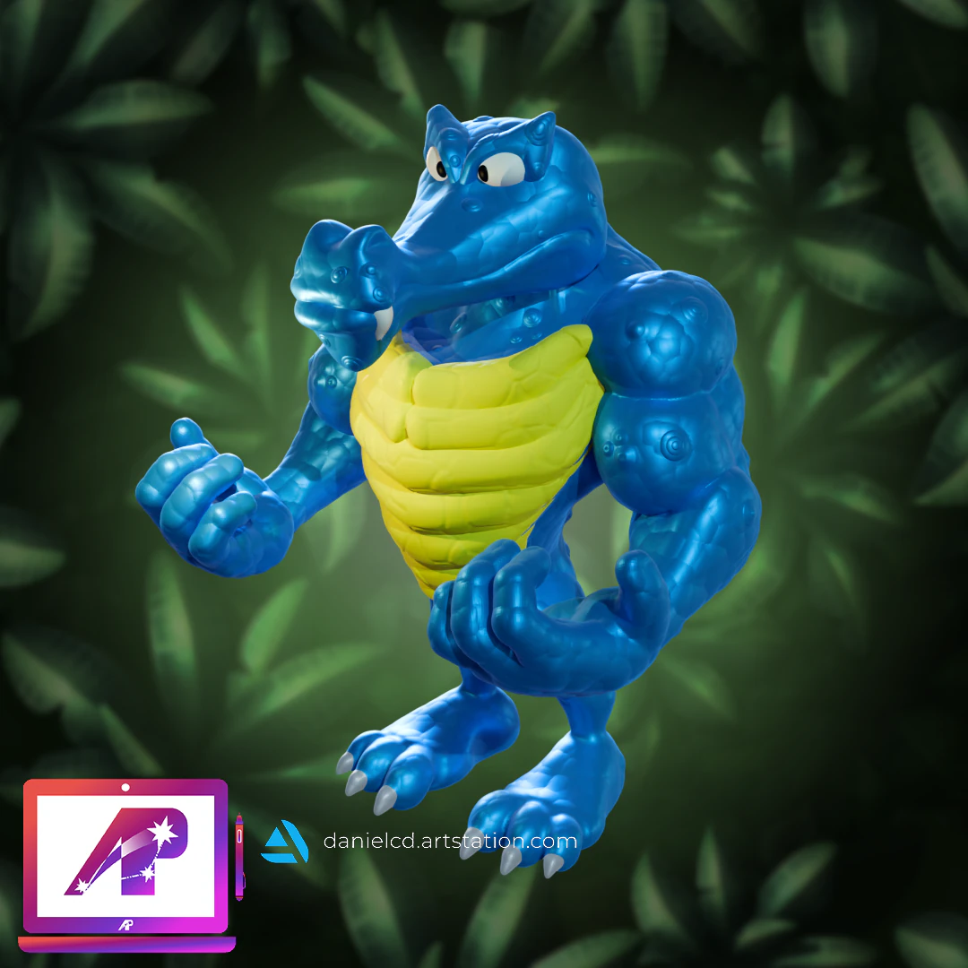 DKC3 Krumple 3D Print Model .c4d .max .obj .3ds .fbx .stl .blend
