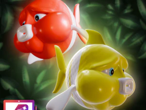 DKC3 Gleamin Bream 3D Print Model