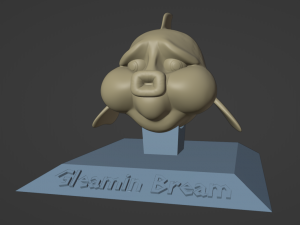 DKC3 Gleamin Bream 3D Print Model