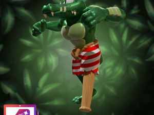 DKC2 Klomp and Kaboing Modèles 3D en vedette