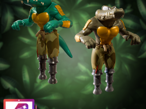 DKC2 Klomp and Kaboing Modèles 3D en vedette