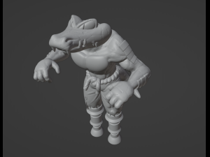 DKC2 Klomp and Kaboing Modèles 3D en vedette
