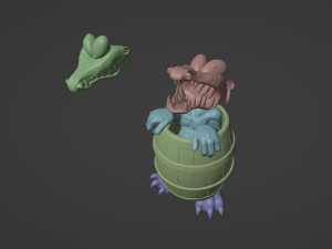 Kaboom and Klobber Modelo de impresión 3D