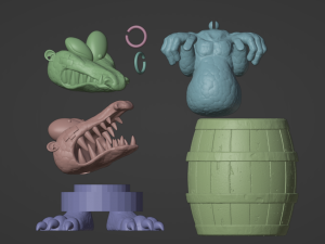 Kaboom and Klobber Modelo de impresión 3D