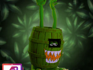 DKC3 Knocka Klasp e Kuchuka Modelo de Impressão 3D