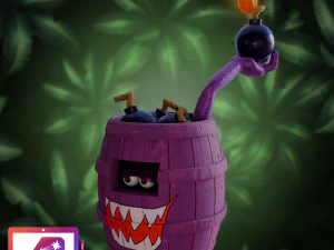 DKC3 Knocka Klasp e Kuchuka Modelo de Impressão 3D