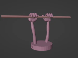 DKC3 Knocka Klasp e Kuchuka Modelo de Impressão 3D