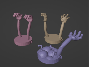 DKC3 Knocka Klasp and Kuchuka Modelo de Impressão 3D
