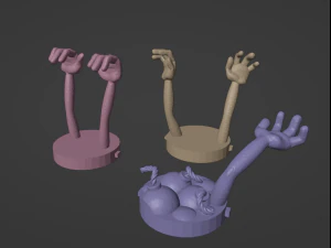 DKC3 Knocka Klasp e Kuchuka Modelo de Impressão 3D