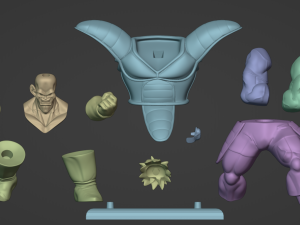DBZ Recoome from Ginyu Force Modello di stampa 3D
