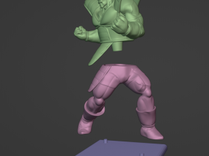 DBZ Recoome from Ginyu Force Modello di stampa 3D
