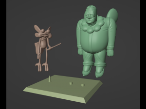 Booger Fairy Aquateen 3D-Druckmodell
