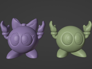 7 in 1 Lala and Lolo 3Dプリントモデル