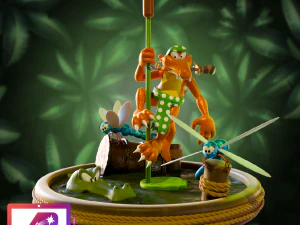 DKC2 Klinger Flitters ve KrocoHeads 3D Baskı Modeli