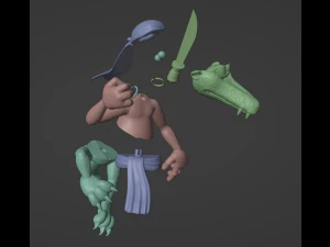 DKC2 Klinger Flitters and KrocoHeads 3D Print Model