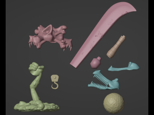 DKC2 Kleever 3Dプリントモデル
