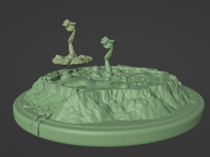 DKC2 Kleever 3Dプリントモデル