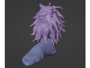 AquaTeen Dirtfoot and Wongburguer 3D Print Model