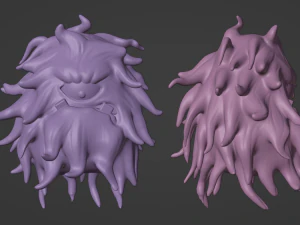 AquaTeen Dirtfoot and Wongburguer 3D Print Model