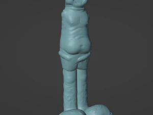 AquaTeen Dirtfoot and Wongburguer 3D Print Model