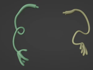 AquaTeen Dirtfoot and Wongburguer 3D Print Model