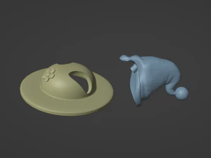Llamas with Hats 3D Print Model
