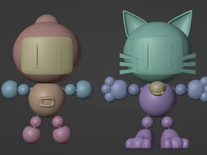 Bomberman 64 Custom Collection 1 3D Print Model