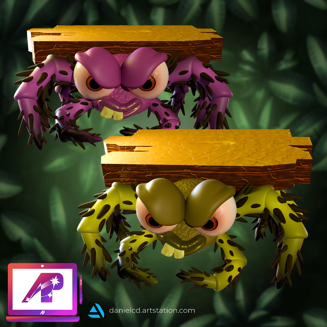 DKC3 Nid 3D Print Model .c4d .max .obj .3ds .fbx .stl .blend 