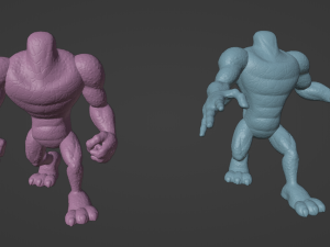 DKC3 Kobble and Skidda 3D Print Model