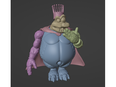 DKC King K Rool Model Cetak 3D