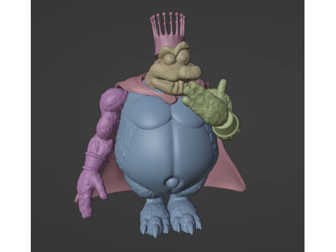 DKC King K Rool 3D Baskı Modeli