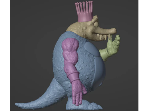 DKC King K Rool 3D Baskı Modeli