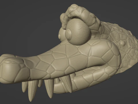 DKC King K Rool 3D Baskı Modeli