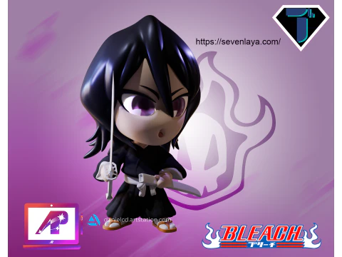 Bleach Rukia 3D Print Model
