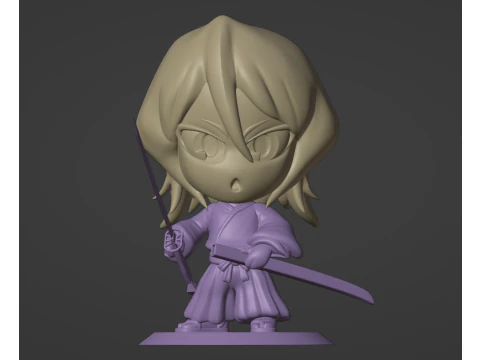 Bleach Rukia 3D Print Model