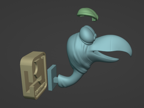 DKC Master Necky Modelo de impresión 3D
