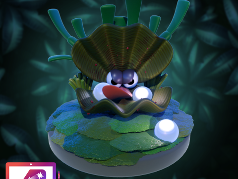 Clambo DKC or Giant Clam DKL 3D 프린트 모델