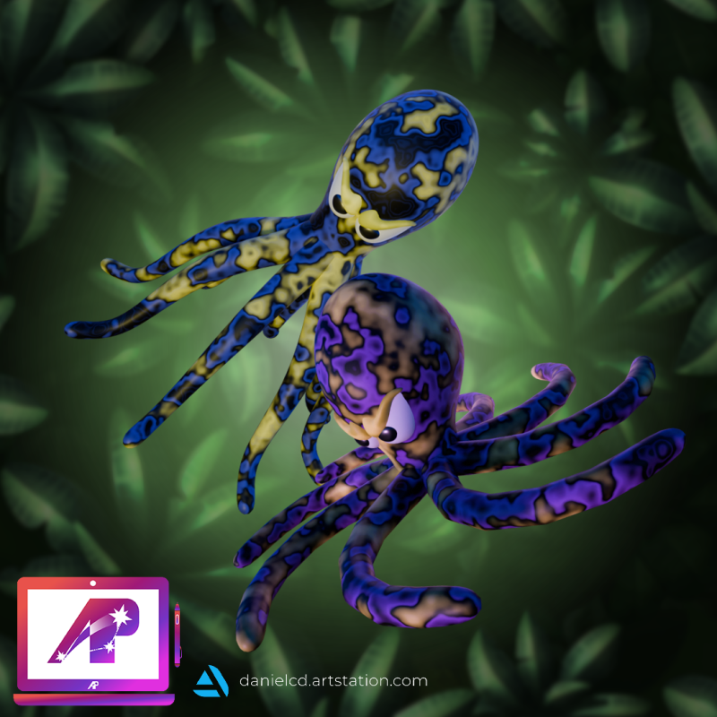 Croctopus DKC Modello di stampa 3D .c4d .max .obj .3ds .fbx .stl .blend