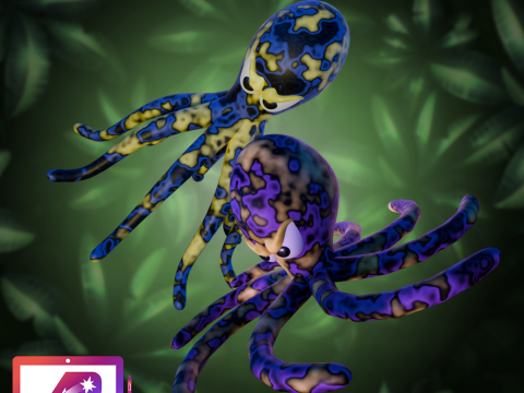 Croctopus DKC 3D 프린트 모델