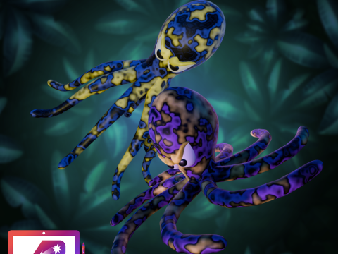 Croctopus DKC Modello di stampa 3D