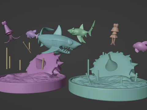 Aquatic Ambiance DKC Model Cetak 3D