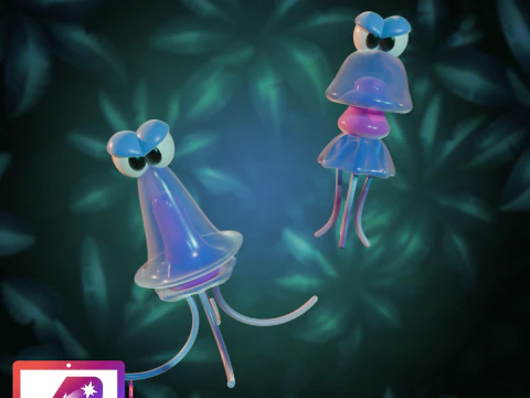 DKC Squidges 3D Print Model