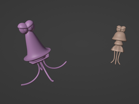 DKC Squidges 3D 프린트 모델