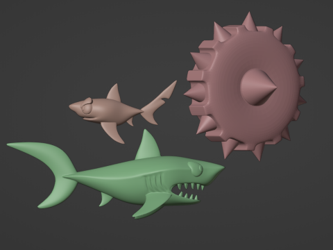 Chomp and Chomp Jr DKC 3D Print Model