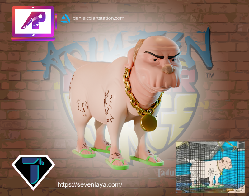 ATHF Spaghetti 3D Baskı Modeli .c4d .max .obj .3ds .fbx .stl .blend 