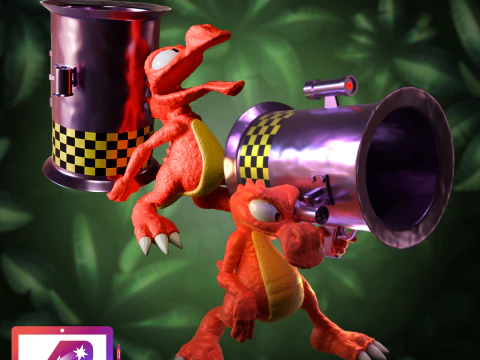 Bazuka DKC3 3D Druckmodell